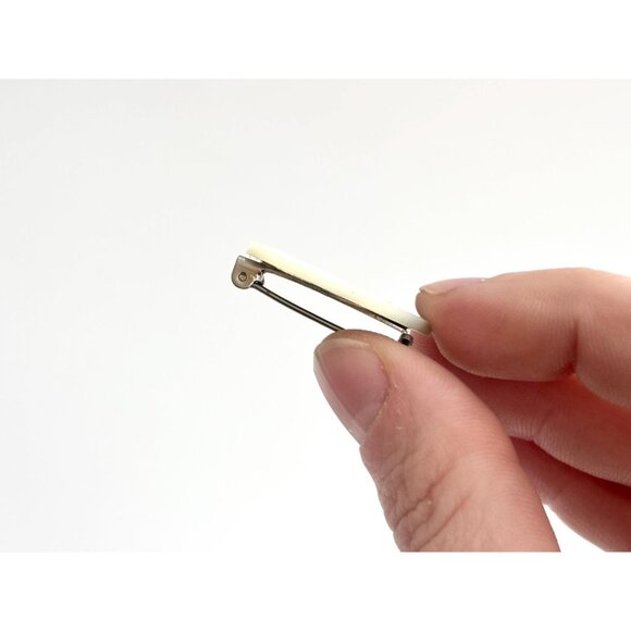 Zuni Inspired Gahn Dancer Oval Hand Crafted Vintage Costume Jewelry Brooch - Picture 10 of 11